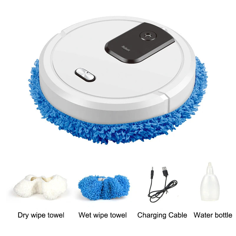 3 IN 1 Rechargeable  Robot Vacuum Cleaner Sweep with Humidifying