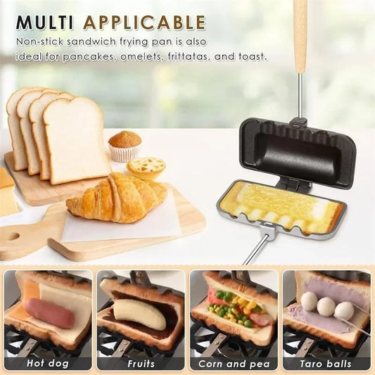 Double-Sided Grilled Sandwich Maker Pan